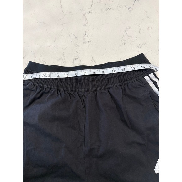 Adidas Tiro Woven Loose 7/8 Pants 3 Stripe Snap Button Legs Women's Size Medium - Picture 5 of 13